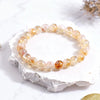 Citrine Bracelet for Wealth, Success & Positive Energy | Natural Crystal Healing Bracelet for Men & Women