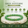 Green Aventurine Bracelet for Luck, Growth & Prosperity | Natural Crystal Healing Bracelet for Men & Women