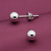 Premokshi 5mm 925 Sterling Silver Ball Stud Earrings (S-ER102-5MM)