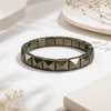 Pyrite Pyramid Bracelet for Wealth & Success | Natural Crystal Healing Bracelet for Men & Women | Money Attraction Stone Bracelet