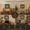 7 Running Horses on Raw Pyrite Frame for Vastu & Wealth | Premium Golden Wall Decor for Home & Office