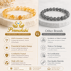 Citrine Bracelet for Wealth, Success & Positive Energy | Natural Crystal Healing Bracelet for Men & Women