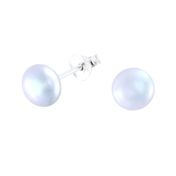 Premokshi 5mm Fresh Water Pearl 925 Sterling Silver Stud Earrings (S-ER101-5MM)