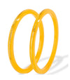 Premokshi Pure 22-karat Yellow Pola Bangles (Set of 2Pics) B101-YELLOW