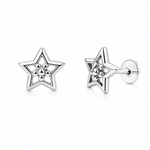 Premokshi 925 Sterling Silver Stud Earrings (S-ER113)