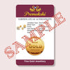 14K Yellow Gold Rhodolite Cubic Zirconia Stone Single Stud Earrings for Men & Women | 5.5MM (S-EAR102-5.5MM-RHODOLITE)