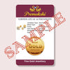 14K Yellow Gold Rhodolite Cubic Zirconia Stone Single Stud Earrings for Men & Women | 5.5MM (S-EAR102-5.5MM-RHODOLITE)