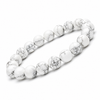 Howlite Bracelet for Calm Mind, Stress Relief & Emotional Healing | Natural Stone Bracelet for Men & Women