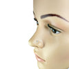 Premokshi 3mm Pure 14kt Gold Nose Pin (G-NPS101-WHITE-3MM)