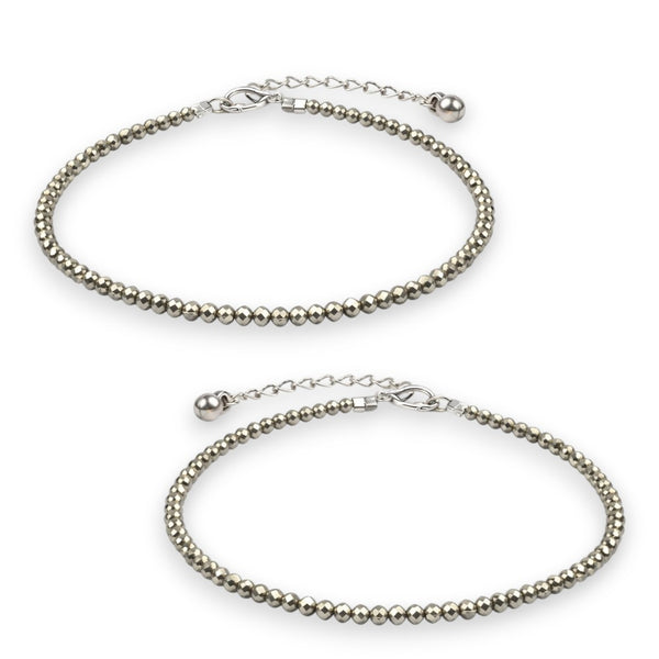 Premokshi Raw Pyrite Anklet – Stone of Wealth, Protection & Success