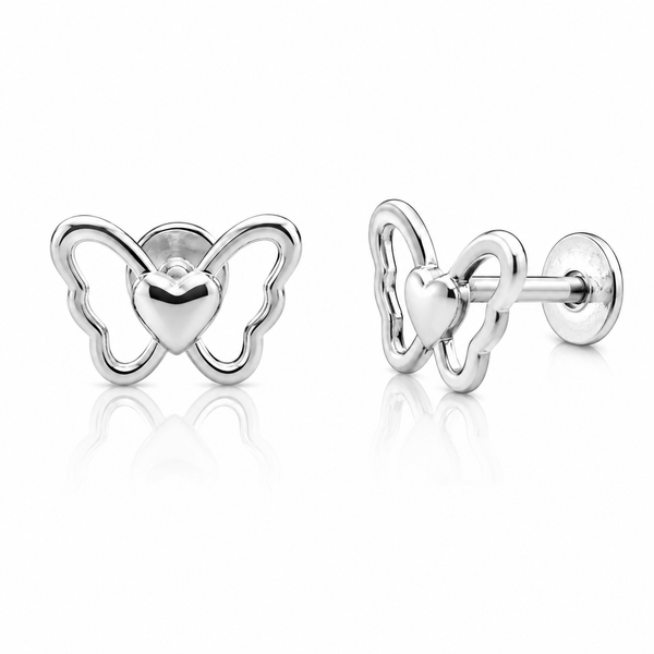 Premokshi 925 Sterling Silver Stud Earrings (S-ER114)