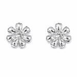 Premokshi 925 Sterling Silver Floral Stud Earrings for Women (S-ER111)