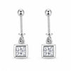 Helix Hanging Earrings in 925 Sterling Silver BU-19