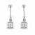 Helix Hanging Earrings in 925 Sterling Silver BU-19