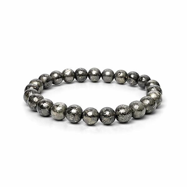 Pyrite Bracelet for Wealth & Success | Natural Crystal Healing Bracelet for Men & Women | Money Attraction Stone Bracelet