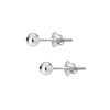 Premokshi 3mm 925 Sterling Silver Ball Stud Earrings (S-ER102-3MM)