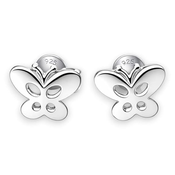 Premokshi Butterfly 925 Sterling Silver Stud Earrings (925-EAR110)