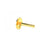 PremokshiPure 14-Karat Gold Ear Stud Back Screw(G-SCREW)