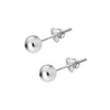 Premokshi 5mm 925 Sterling Silver Ball Stud Earrings (S-ER102-5MM)