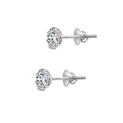 Premokshi  925 Sterling Silver Stud Earrings (925-EAR103-5MM)