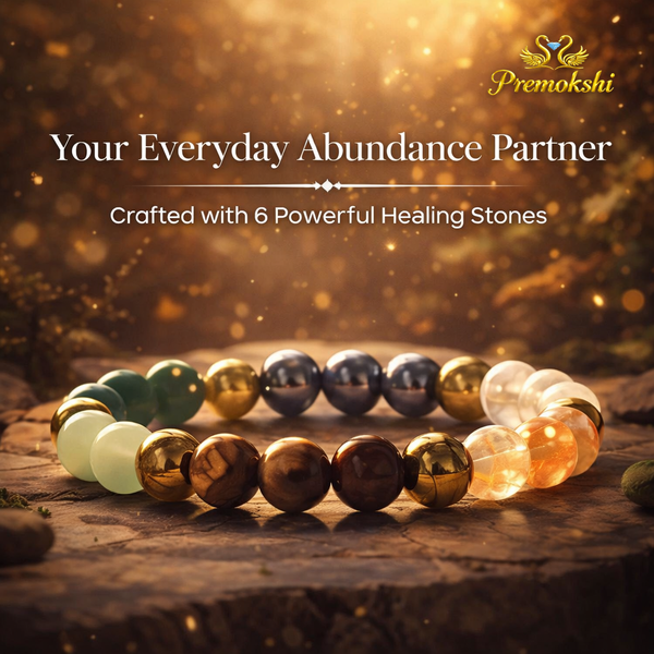 Dhan Yog Bracelet for Wealth, Prosperity & Success | Natural Crystal Healing Bracelet for Men & Women | Money Attraction Energy Bracelet