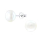 Premokshi Fresh Water Pearl 925 Sterling Silver Stud Earrings (925-EAR-1-7MM)
