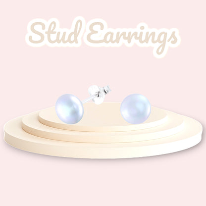 Premokshi Fresh Water Pearl 925 Sterling Silver Stud Earrings (925-EAR-1-5MM)