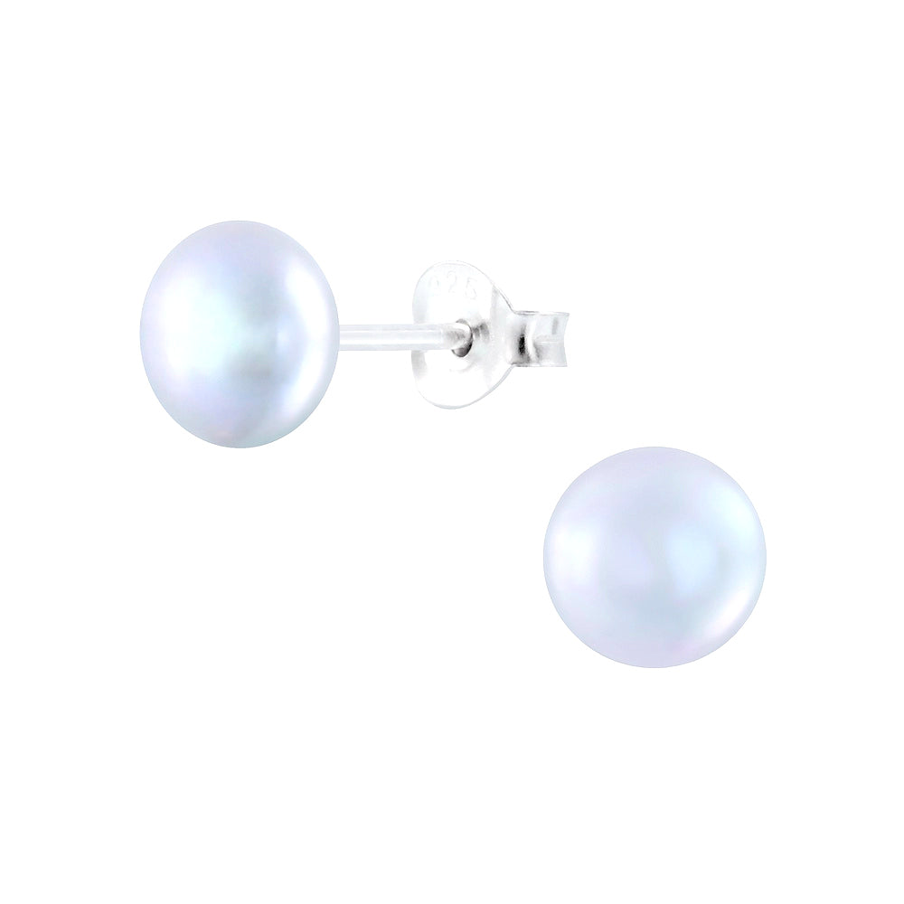 Premokshi Fresh Water Pearl 925 Sterling Silver Stud Earrings (925-EAR-1-5MM)