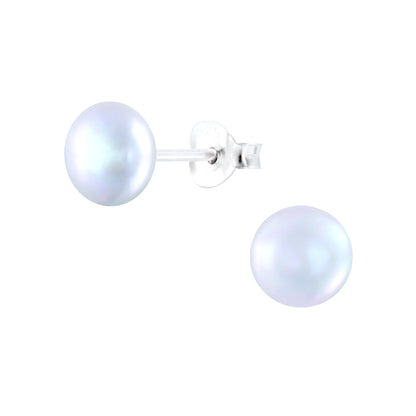 Premokshi Fresh Water Pearl 925 Sterling Silver Stud Earrings (925-EAR-1-5MM)