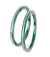 Premokshi Pure Gold22-karat Green Pola Bangles (Set of 2pcs) B101-GREEN