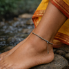 Premokshi Raw Pyrite Anklet – Stone of Wealth, Protection & Success
