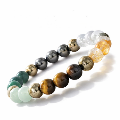 Dhan Yog Bracelet for Wealth, Prosperity & Success | Natural Crystal Healing Bracelet for Men & Women | Money Attraction Energy Bracelet