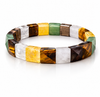 Dhan Yog Pyramid Bracelet for Wealth, Prosperity & Success | Natural Crystal Healing Bracelet for Men & Women | Money Attraction Energy Bracelet