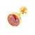 Premokshi Pure 14kt Gold Eare Stud (G-EAR101M-5MM-RED)