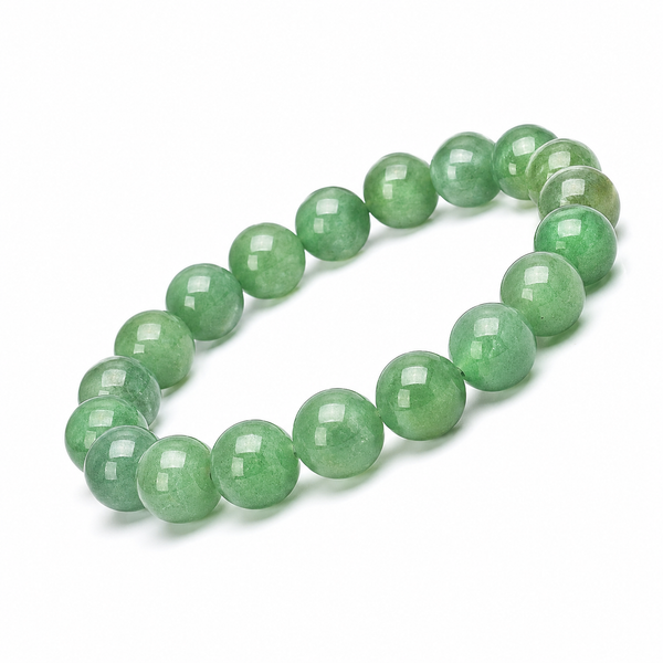 Green Aventurine Bracelet for Luck, Growth & Prosperity | Natural Crystal Healing Bracelet for Men & Women