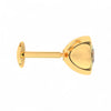 Premokshi 2mm Pure Yellow Gold CZ Nose Pin