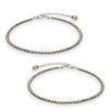 Premokshi Raw Pyrite Anklet – Stone of Wealth, Protection & Success