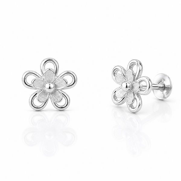 Premokshi 925 Sterling Silver Stud Earrings (S-ER111)