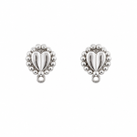 Premokshi 925 Sterling Silver Heart Stud Earrings for Women (S-ER117)